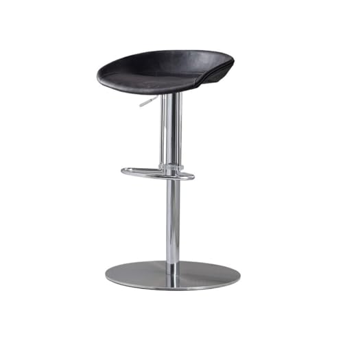 Barhocker, anhebbar, 57–78 cm, Sitzhöhe, leicht, luxuriös, Eisen, Barhocker, moderner Drehstuhl, hochwertiger Barhocker für den Schreibtisch, Kassierer, Inselstuhl, Barhocker (Gris) von CAOJLjiaxiang-2012