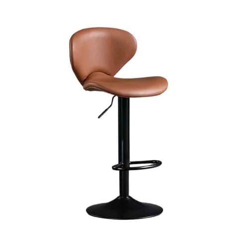 Barhocker, einfacher Barstuhl, 60–80 cm, Rückenlehne zum Anheben, hoher Hocker, Heimgebrauch, hohe Tragkraft, Barhocker, Barhocker, Barhocker (braun) von CAOJLjiaxiang-2012