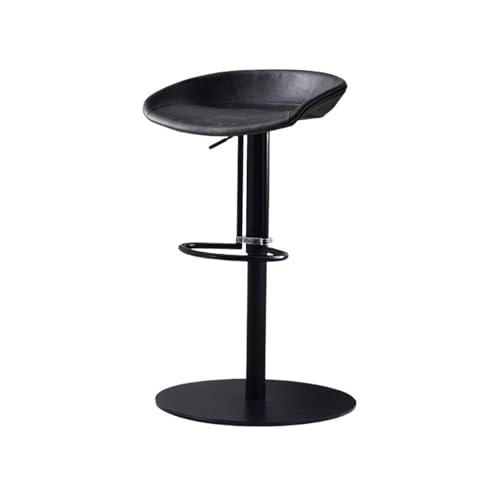 Barhocker, leicht, luxuriös, Eisen, gehobener Barstuhl für den Schreibtisch, Kassierer, Inselstuhl, moderner Drehstuhl, hoher Hocker, kann 57–78 cm Sitzhöhe angehoben werden (Gris) von CAOJLjiaxiang-2012