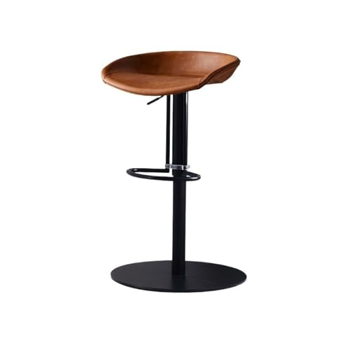 Barhocker, leicht, luxuriös, Eisen, gehobener Barstuhl für den Schreibtisch, Kassierer, Inselstuhl, moderner Drehstuhl, hoher Hocker, kann 57–78 cm Sitzhöhe angehoben werden (Orange) von CAOJLjiaxiang-2012