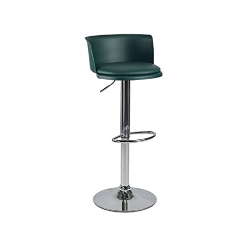Barhocker, modischer Barstuhl, drehbarer Barstuhl, moderner einfacher Eisenhocker, höhenverstellbar, Barhocker mit Rückenlehne, Barhocker (grün) von CAOJLjiaxiang-2012