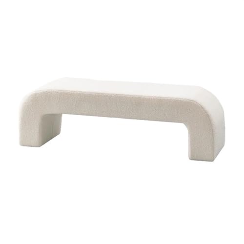 Bettbank, personalisierbar, Wildlederbank, Eingang, Schuhbank, Wohnzimmer, Sofa, Hocker, einfacher Nachttischhocker, Haushalt, multifunktionale Sofa-Bank, Schlafzimmerbank (100 x 40 x 42 cm) von CAOJLjiaxiang-2012