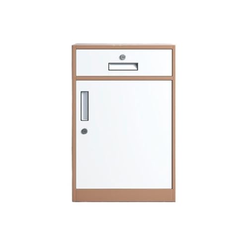 Büro-Aktenschrank, Ordnungsschrank für Dateidaten, unter dem Schreibtisch, Aktenschrank, abschließbar, mobiler Schrank, Aktenschrank (braun) von CAOJLjiaxiang-2012