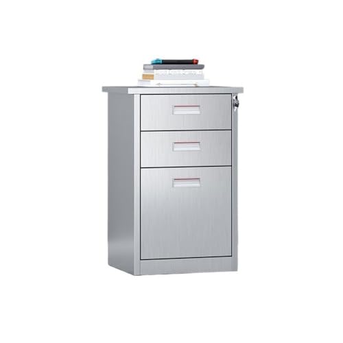 Büro-Aktenschrank unter dem Schreibtisch, Büromöbel, Aktenschrank aus Edelstahl 304, kurzer Schrank, Schublade für Daten, Möbel, Aktenschrank von CAOJLjiaxiang-2012