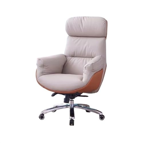 Bürostuhl, Bürostuhl, luxuriös, bequemer Sitz, Computerstuhl, Chefsessel, Bürostuhl, Liegestuhl, Nickerchenstuhl, Schreibtischstuhl (weiß) von CAOJLjiaxiang-2012