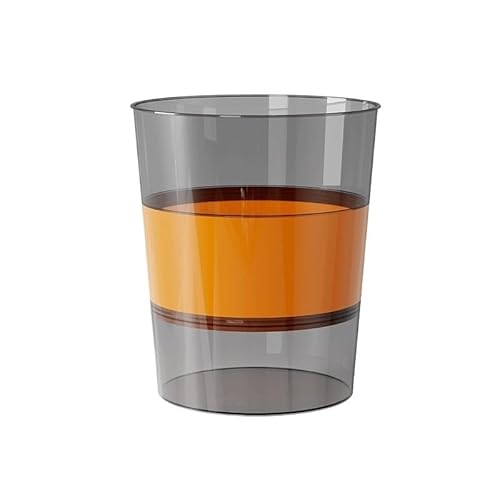 CAOJLjiaxiang-2012 Abfalleimer, rund, aus Kunststoff, farblich abgestimmt, geeignet für Wohnzimmer, Schlafzimmer, Bad, Abfalleimer, Badezimmer (Orange) von CAOJLjiaxiang-2012