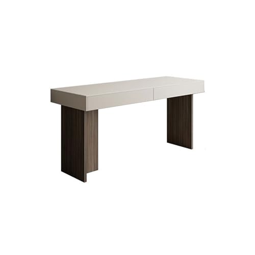 CAOJLjiaxiang-2012 Minimalistischer Schreibtisch, leicht, luxuriös, moderne Kommode, Schlafzimmer, Haushalt, Massivholz, Arbeitszimmer, kleines Haus, Steinplatte, PC-Tisch, Arbeitszimmer (80 x 50 x 75 von CAOJLjiaxiang-2012