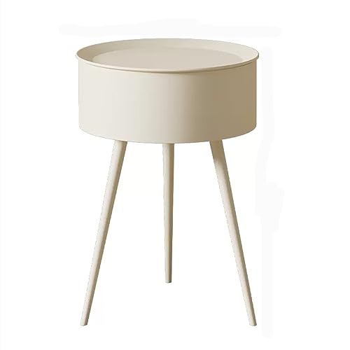CAOJLjiaxiang-2012 Nachttisch, Nachttisch, Eisen, einfach, mit hohen Beinen, kleine Möbel, einfarbig, große Kapazität, einfache Tische (005, mittel) von CAOJLjiaxiang-2012
