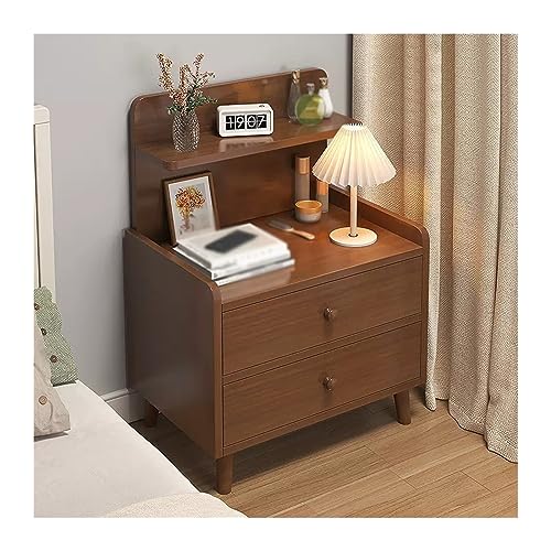 CAOJLjiaxiang-2012 Nachttisch, klein, Holz, mit zwei Schubladen und erhöhten Beinen, verschiedene Schichten, Braun CAOJLjiaxiang-2012 Nachttisch, klein, Holz, mit zwei Schubladen und erhöhten Beinen, verschiedene Schichten, Braun von CAOJLjiaxiang-2012