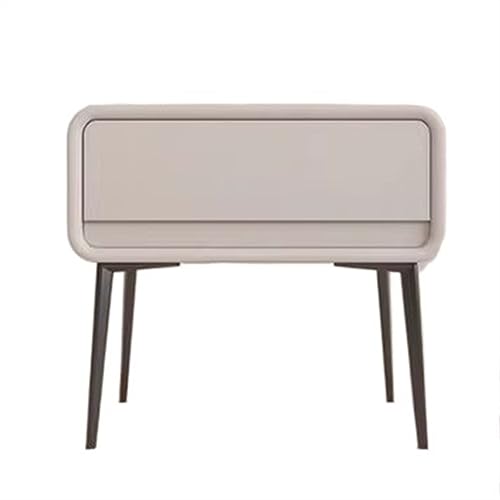CAOJLjiaxiang-2012 Nachttisch aus Holz, minimalistisch, modern, hohes Bein, klein, mit nur einer Schublade, Möbel, Schrank Aufbewahrung, Beige / Grau, Größe L CAOJLjiaxiang-2012 Nachttisch aus Holz, minimalistisch, modern, hohes Bein, klein, mit nur einer Schublade, Möbel, Schrank Aufbewahrung, Beige / Grau, Größe L von CAOJLjiaxiang-2012