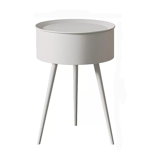 CAOJLjiaxiang-2012 NightStands Nachttisch aus Eisen, einfacher Nachttisch mit hohem Bein, einfarbig, kleine Möbel, großes Fassungsvermögen, Nachttische (006, groß) von CAOJLjiaxiang-2012
