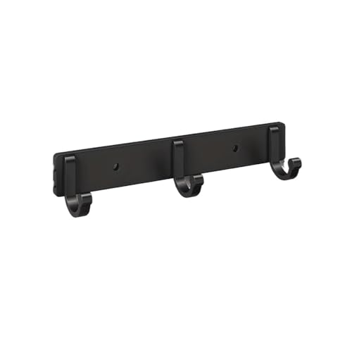 CAOJLjiaxiang-2012 Wandgarderobe aus Aluminium, Wandmontage, Kleiderhaken, Leinenhaken, Stanzen, Aufbewahrungsregal, Handtuchhalter, Kleiderbügel, Organizer, 1 x Wandgarderobe (klein) von CAOJLjiaxiang-2012
