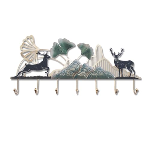 CAOJLjiaxiang-2012 Wandgarderobenhaken für Schlafzimmer, Kleiderhaken für die Wand, Wandgarderobe für Eingang, kreative Luxus-Kleiderbügel, leichte Wandhaken aus Metall von CAOJLjiaxiang-2012