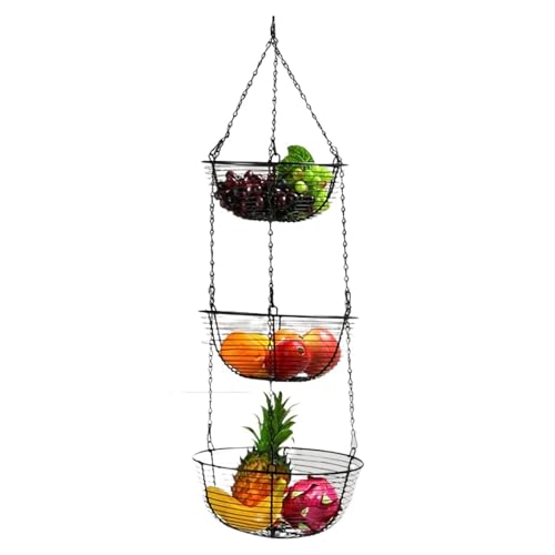 Corbeille de Fruits Obstkorb aus Eisen, 3-stöckig, Organizer für Esszimmertisch, robuster Draht, Hängekörbe für Küche, Aufbewahrung, Corbeille de Fruits Corbeille de Fruits Obstkorb aus Eisen, 3-stöckig, Organizer für Esszimmertisch, robuster Draht, Hängekörbe für Küche, Aufbewahrung, Corbeille de Fruits von CAOJLjiaxiang-2012