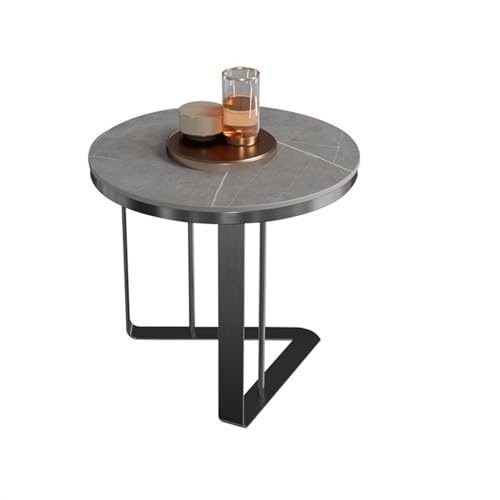 Couchtisch, Beistelltisch, Sofa, kleiner runder Tisch, moderner Stil, Wohnzimmer, Metall, kleiner Couchtisch für Schlafzimmer, Café, Couchtisch, Mitteltische (schwarz) von CAOJLjiaxiang-2012