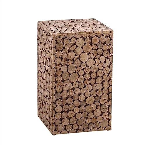 Couchtisch, Beistelltisch, quadratisch, Gartenhocker, dekorativ, für drinnen und draußen, Beistelltisch aus Holz, robust, moderner Pflanzenständer, für Wohnzimmer Couchtisch, Beistelltisch, quadratisch, Gartenhocker, dekorativ, für drinnen und draußen, Beistelltisch aus Holz, robust, moderner Pflanzenständer, für Wohnzimmer von CAOJLjiaxiang-2012
