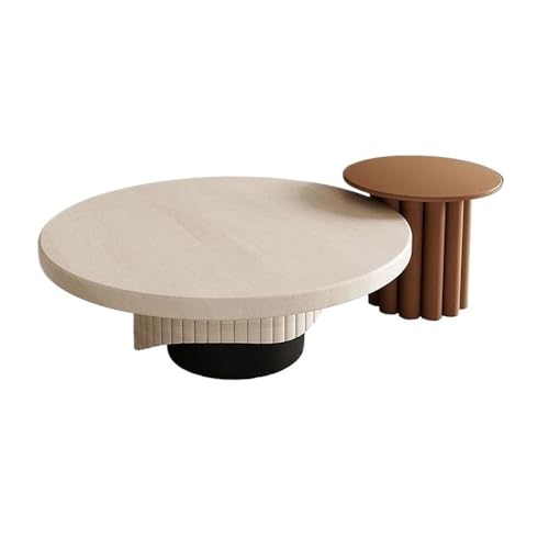 Couchtisch, kreativ, Massivholz, rund, modern, minimalistisch, Teetisch, leicht, luxuriöses Design für Wohnzimmer, Mitteltische (braun) von CAOJLjiaxiang-2012
