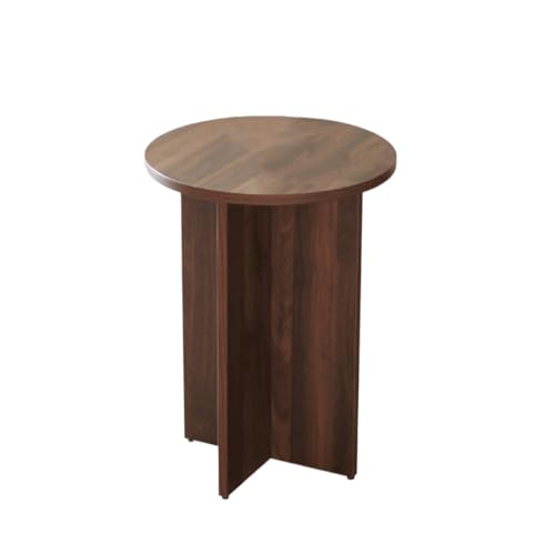 Couchtisch, rund, Sofa, Beistelltisch, Couchtisch, kleiner Nachttisch, geeignet für Wohnzimmer, Schlafzimmer, kleine Mitteltische (Natur) von CAOJLjiaxiang-2012