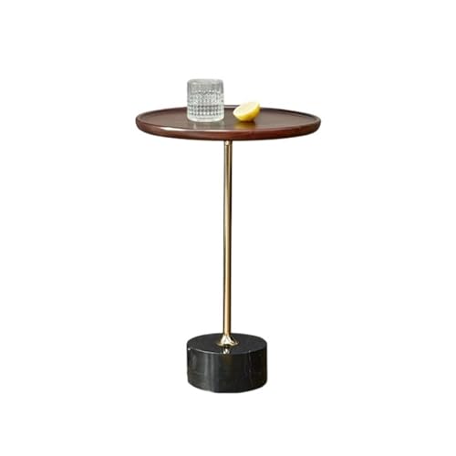 Couchtisch Beistelltisch aus Holz, Ablage für Wohnzimmer, runder Tisch für zu Hause, Beistellmöbel für Sofa, einfacher und kreativer mobiler Beistelltisch von CAOJLjiaxiang-2012
