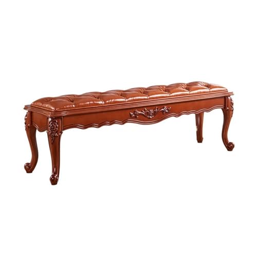 Ende des Bettes Bank Braun Retro Schlafzimmer Dekorative Bank Holz Einfache Nachttisch Bank Gehobene PU Leder Sofabank Schlafzimmerbank Ende des Bettes Bank Braun Retro Schlafzimmer Dekorative Bank Holz Einfache Nachttisch Bank Gehobene PU Leder Sofabank Schlafzimmerbank von CAOJLjiaxiang-2012
