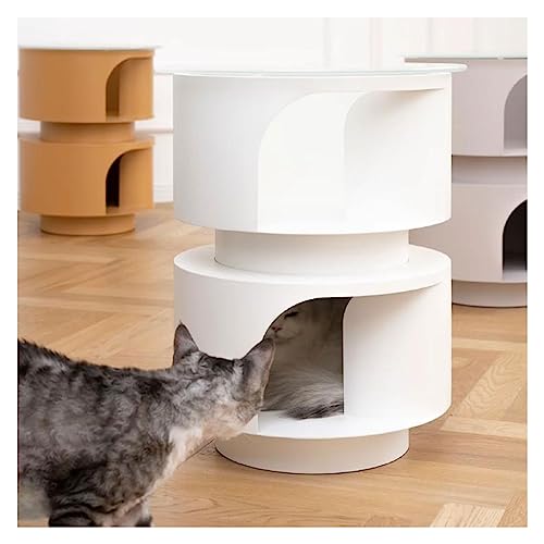 Kaffee-Beistelltisch, kleiner Beistelltisch mit Katzenhaus-Katzenbett, Beistelltisch, Nachttisch, Couchtisch mit Katzenbett, Katzenhütten für Wohnzimmer, Schlafzimmer, Balkon, Familie und Büro Kaffee-Beistelltisch, kleiner Beistelltisch mit Katzenhaus-Katzenbett, Beistelltisch, Nachttisch, Couchtisch mit Katzenbett, Katzenhütten für Wohnzimmer, Schlafzimmer, Balkon, Familie und Büro von CAOJLjiaxiang-2012