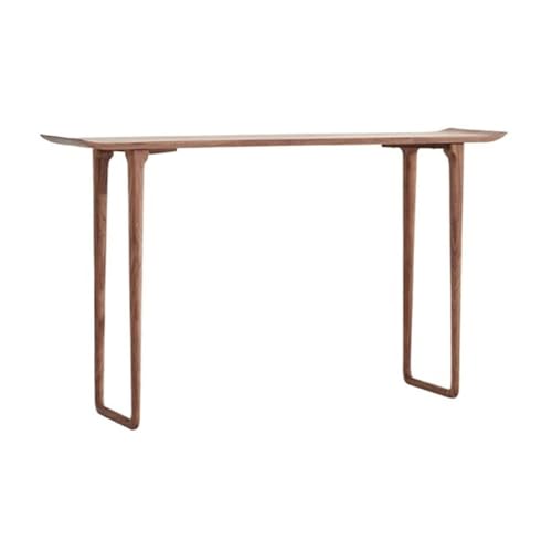 Konsolentisch für den Eingangsbereich, chinesischer Stil, Massivholz, Konsolentisch an der Wand, schwarzer Walnussholz, schmal hinter der Couch, Tisch, Sofatisch (klein) von CAOJLjiaxiang-2012