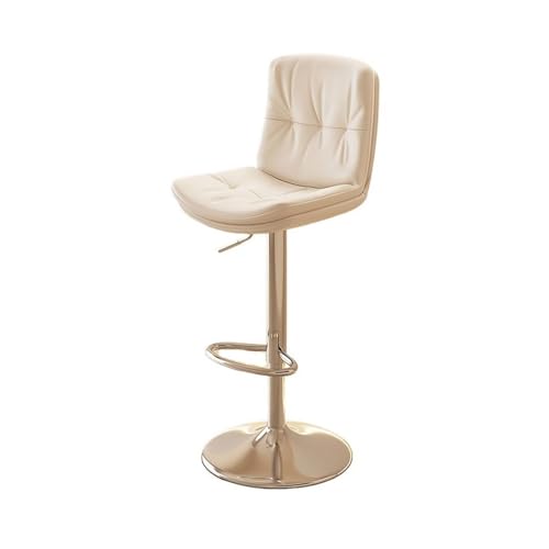 Küchenhocker, Barhocker, Barhocker, Barhocker, Barhocker, Sitzerhöhung für Zuhause, Stuhl mit Rückenlehne, kommerzieller Hochstuhl, Barhocker (Beige) von CAOJLjiaxiang-2012