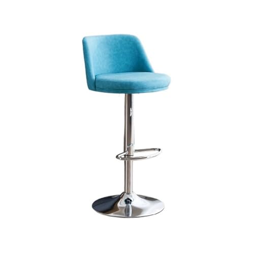 Küchenhocker, Barhocker mit drehbarer Rückenlehne, 60-80 cm, moderner leichter Luxus-Stuhl für Zuhause, Kücheninselstuhl, Hochstuhl aus Eisen, Barhocker, Blau Küchenhocker, Barhocker mit drehbarer Rückenlehne, 60-80 cm, moderner leichter Luxus-Stuhl für Zuhause, Kücheninselstuhl, Hochstuhl aus Eisen, Barhocker, Blau von CAOJLjiaxiang-2012