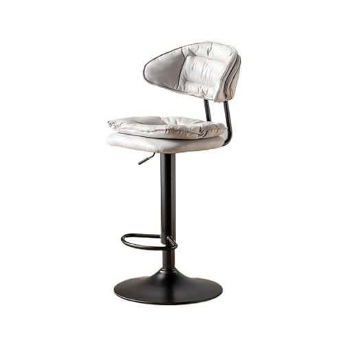 Küchenhocker, Drehstuhl, 60-80 cm, Stofftechnologie, einfache Rückenlehne, hohe Hocker für zu Hause, Barhocker, Grau Küchenhocker, Drehstuhl, 60-80 cm, Stofftechnologie, einfache Rückenlehne, hohe Hocker für zu Hause, Barhocker, Grau von CAOJLjiaxiang-2012