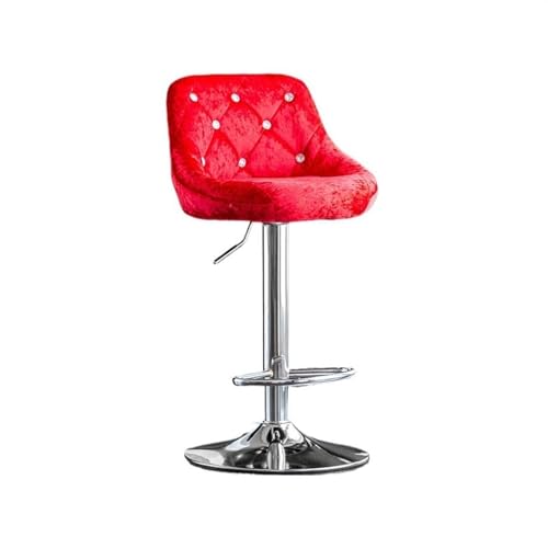 Küchenhocker, hoher Hocker mit einfacher Rückenlehne, Drehstuhl, Hebestuhl, 60-80 cm, für Zuhause, leichter Küchenstuhl, Luxus-Barhocker, Rot Küchenhocker, hoher Hocker mit einfacher Rückenlehne, Drehstuhl, Hebestuhl, 60-80 cm, für Zuhause, leichter Küchenstuhl, Luxus-Barhocker, Rot von CAOJLjiaxiang-2012