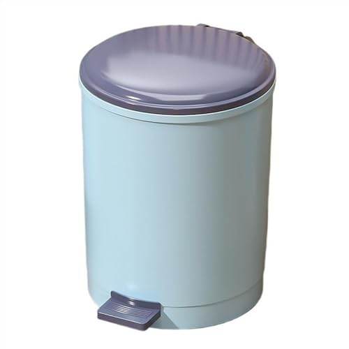 Mülleimer, runder Mülleimer mit Deckel, berührungsloser Treteimer aus Kunststoff, 9/13 Liter, mit Inneneimer, für Wohnzimmer, Schlafzimmer, Badezimmer, Coci Mülleimer, runder Mülleimer mit Deckel, berührungsloser Treteimer aus Kunststoff, 9/13 Liter, mit Inneneimer, für Wohnzimmer, Schlafzimmer, Badezimmer, Coci von CAOJLjiaxiang-2012
