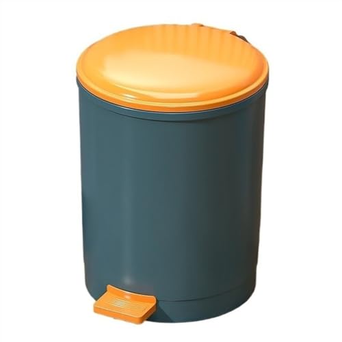Mülleimer, runder Mülleimer mit Deckel, berührungsloser Treteimer aus Kunststoff, 9/13 Liter, mit Inneneimer, für Wohnzimmer, Schlafzimmer, Badezimmer, Coci Mülleimer, runder Mülleimer mit Deckel, berührungsloser Treteimer aus Kunststoff, 9/13 Liter, mit Inneneimer, für Wohnzimmer, Schlafzimmer, Badezimmer, Coci von CAOJLjiaxiang-2012