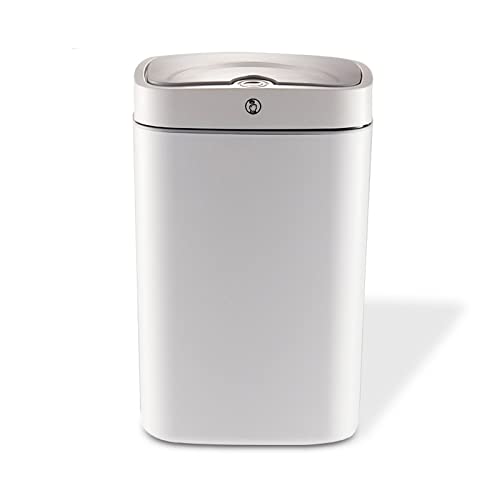 Mülleimer 12L Haushalt Wohnzimmer Schlafzimmer Küche mit Deckel Einfacher Mülleimer Haushalt Küche Abfalleimer Büro Papierkorb Badezimmer Mülleimer von CAOJLjiaxiang-2012