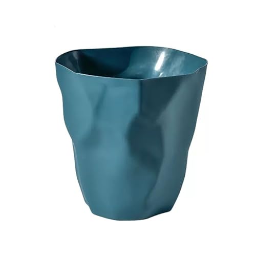 Mülleimer im einfachen Stil, Mülleimer für Zuhause, Wohnzimmer und Küche, ohne Deckel, groß, kreativ, Schlafzimmer, Büro, Papierkorb, Badezimmer, Mülleimer (blau, groß) von CAOJLjiaxiang-2012