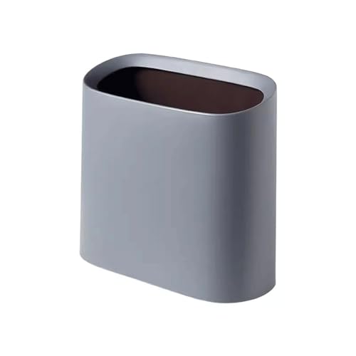 Mülleimer mit schmalem Schlitz für Zuhause, kreatives Wohnzimmer, modernes minimalistisches Badezimmer, WC, Küche, Papierkorb mit Schlitz ohne Deckel, Mülleimer für Badezimmer, Blau von CAOJLjiaxiang-2012