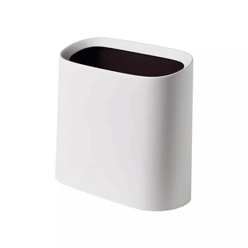 Mülleimer mit schmalem Schlitz für Zuhause, kreatives Wohnzimmer, modernes minimalistisches Badezimmer, WC, Küche, Papierkorb mit Schlitz ohne Deckel, Mülleimer für Badezimmer, Weiß Mülleimer mit schmalem Schlitz für Zuhause, kreatives Wohnzimmer, modernes minimalistisches Badezimmer, WC, Küche, Papierkorb mit Schlitz ohne Deckel, Mülleimer für Badezimmer, Weiß von CAOJLjiaxiang-2012