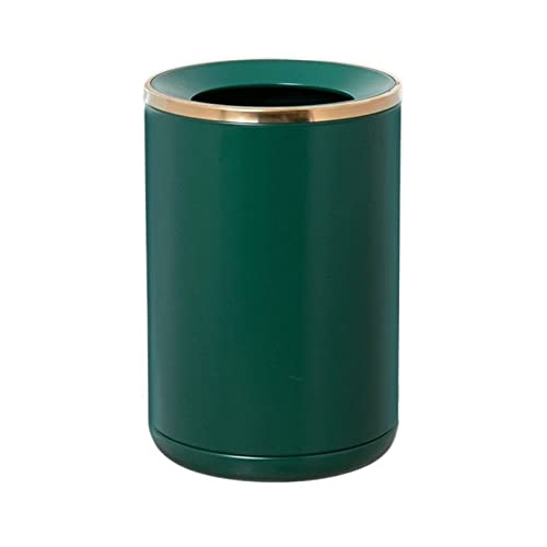 Mülltonne, 10 Liter, Wohnzimmer, Doppelschichtiger Haushaltsmüllbehälter, niedlich, große Küche, Schlafzimmer, Badezimmer, einfache Müllbehälter, Papierkorb für Büro von CAOJLjiaxiang-2012