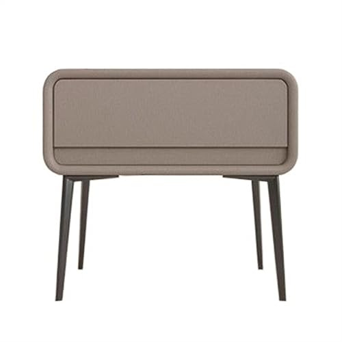 NightStands Nachttisch aus Holz, minimalistisch, modern, Nachttisch mit hohem Bein, kleine Schublade, Möbelschrank, Aufbewahrungsschrank (Khaki, klein) von CAOJLjiaxiang-2012
