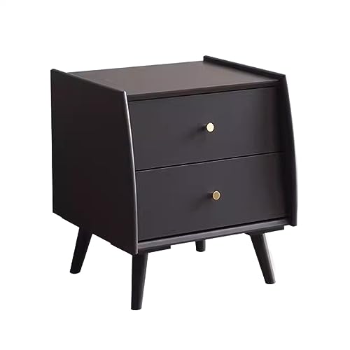 NightStands Nachttisch aus Holz, reine Farbe, für Zuhause, Schlafzimmer, einfacher Nachttisch (Grau) von CAOJLjiaxiang-2012