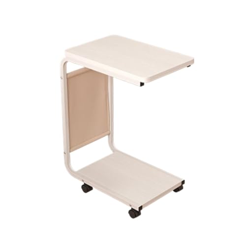 PC-Tower-Ständer, 2-stöckiger PC-Ständer, C-förmiger CPU-Ständer mit Metallrahmen und Lenkrollen, für Heimbüro, passend für die meisten PC-CPU-Halter (weiß) von CAOJLjiaxiang-2012