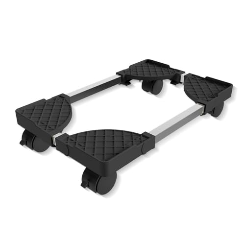 PC-Tower-Ständer, verstellbarer CPU-Ständer unter dem Schreibtisch, mobiler PC-Tower-Ständer, Boden-PC-Gehäuse-Halter mit 4 Lenkrollen für Home Office CPU-Halterung (schwarz) von CAOJLjiaxiang-2012