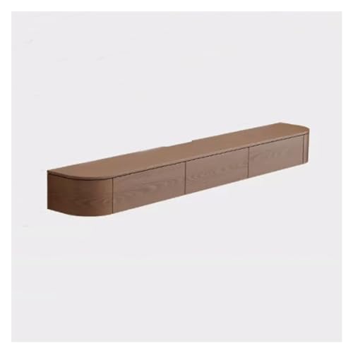 Schwimmende TV-Konsole, 199,9 cm (86,6 Zoll), schwimmender TV-Ständer mit LED-Licht, wandmontiert, schwimmende TV-Halterung, Entertainment-Media-Center, Holz-TV-Schrank mit Stauraum, schwimmender von CAOJLjiaxiang-2012