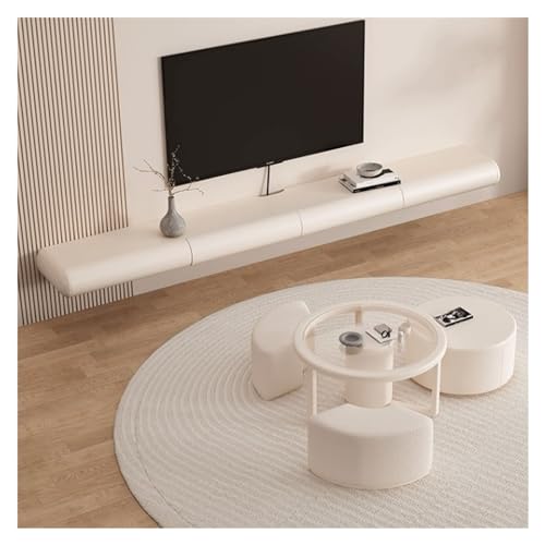 Schwimmende TV-Konsole für Zuhause/Büro, schwimmende TV-Einheit, 200 cm/238 cm Wandmontierter TV-Schrank, moderne schwebende Regale mit Schubladen und Aufbewahrungsschrank, Unterfernseher Schwimmende TV-Konsole für Zuhause/Büro, schwimmende TV-Einheit, 200 cm/238 cm Wandmontierter TV-Schrank, moderne schwebende Regale mit Schubladen und Aufbewahrungsschrank, Unterfernseher von CAOJLjiaxiang-2012