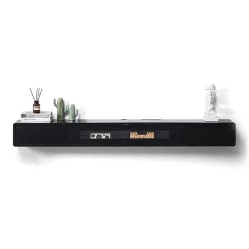 TV-Schrank zum Aufhängen, schwebender TV-Ständer für Fernseher, wandmontierte TV-Konsole, moderne schwebende TV-Einheiten aus Massivholz, Unterhaltungszentrum mit Schubladen TV-Schrank zum Aufhängen, schwebender TV-Ständer für Fernseher, wandmontierte TV-Konsole, moderne schwebende TV-Einheiten aus Massivholz, Unterhaltungszentrum mit Schubladen von CAOJLjiaxiang-2012