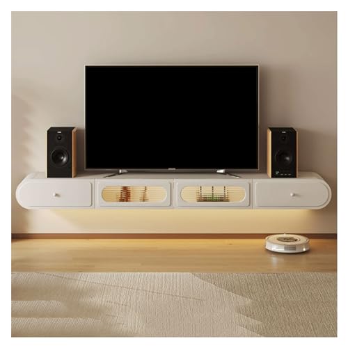 TV-Schrank zum Aufhängen, ultraschlank, schwebend, mit LED-Lichtern, TV-Schrank, Multimedia-Konsole für Unterhaltungszentrum, Wandmontage, Möbel TV-Schrank zum Aufhängen, ultraschlank, schwebend, mit LED-Lichtern, TV-Schrank, Multimedia-Konsole für Unterhaltungszentrum, Wandmontage, Möbel von CAOJLjiaxiang-2012
