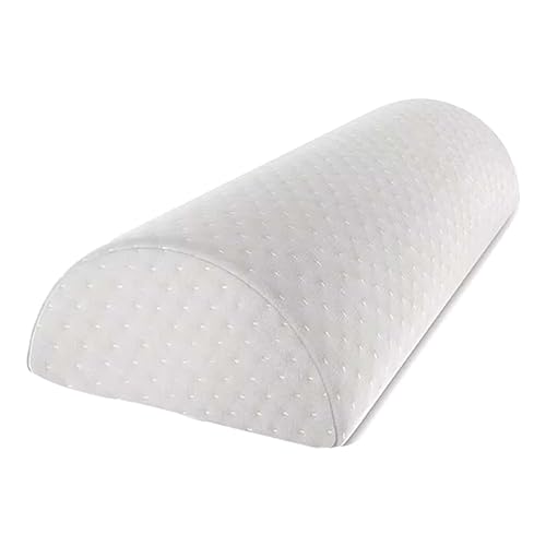 Halbmond-Kissen, Memory-Schaum-Kissen, Gel-Beinkissen, Rücken-Kniepolster, Kniepolster, schönes Beinpolster Ellenbogenbandage Aus Kupfer Bei Sehnenscheidenentzündung Und Tennisarm (White, One Size) von CAOQAO