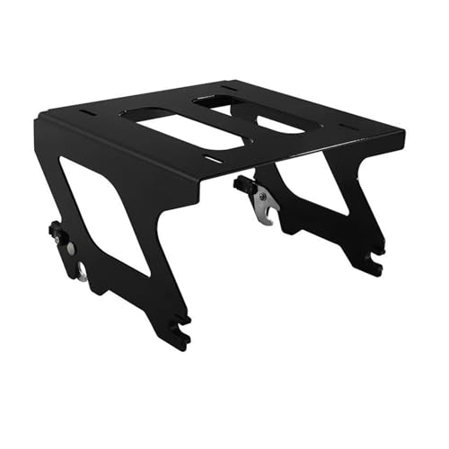 CAOXINZI Motorrad Hinterradgepäckträger für Low Rider ST FXLRST 2022 2023 2024 Solo, Solositz Gepäckträger Motorrad Gepäkträger Unterstützung Regal Passt Hinten Solo Sitz,B von CAOXINZI