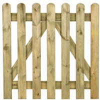 Capaldo - zaun holztor 100xh100 cm 'polly 11' für gartenumzäunungen von CAPALDO