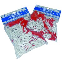 Capaldo - kunststoffkette Signaletik weiss rot MT.5 masche D.6 von CAPALDO