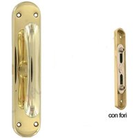 Goccia Cremonese mit Löchern – Formen aus satiniertem Chrom von CAPALDO